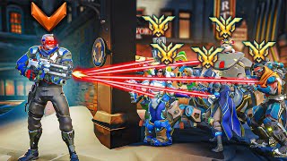 1 Bronze With AIMBOT vs 5 Top 500s  Who wins?! (Overwatch 2)