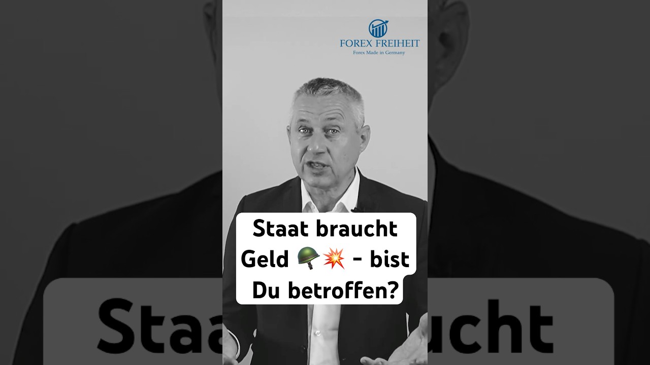 Aufrüstung! Staat braucht Geld - bist Du betroffen? #finanzen #geldpolitik #finanziellefreiheit