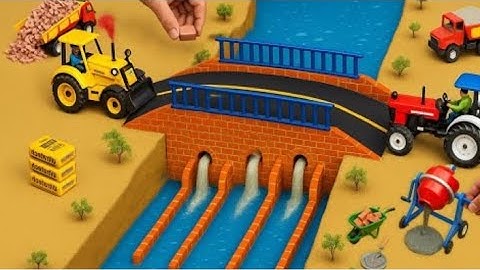 Mini Tractor Overloads Bridge | DIY Science Project | Build a Strong Mini Bridge