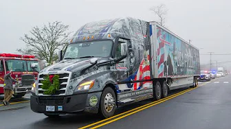 Wreaths Across American Convoy Bay Head, New Jersey 12/11/24 OVER 50 TRUCKS & POLICE CARS