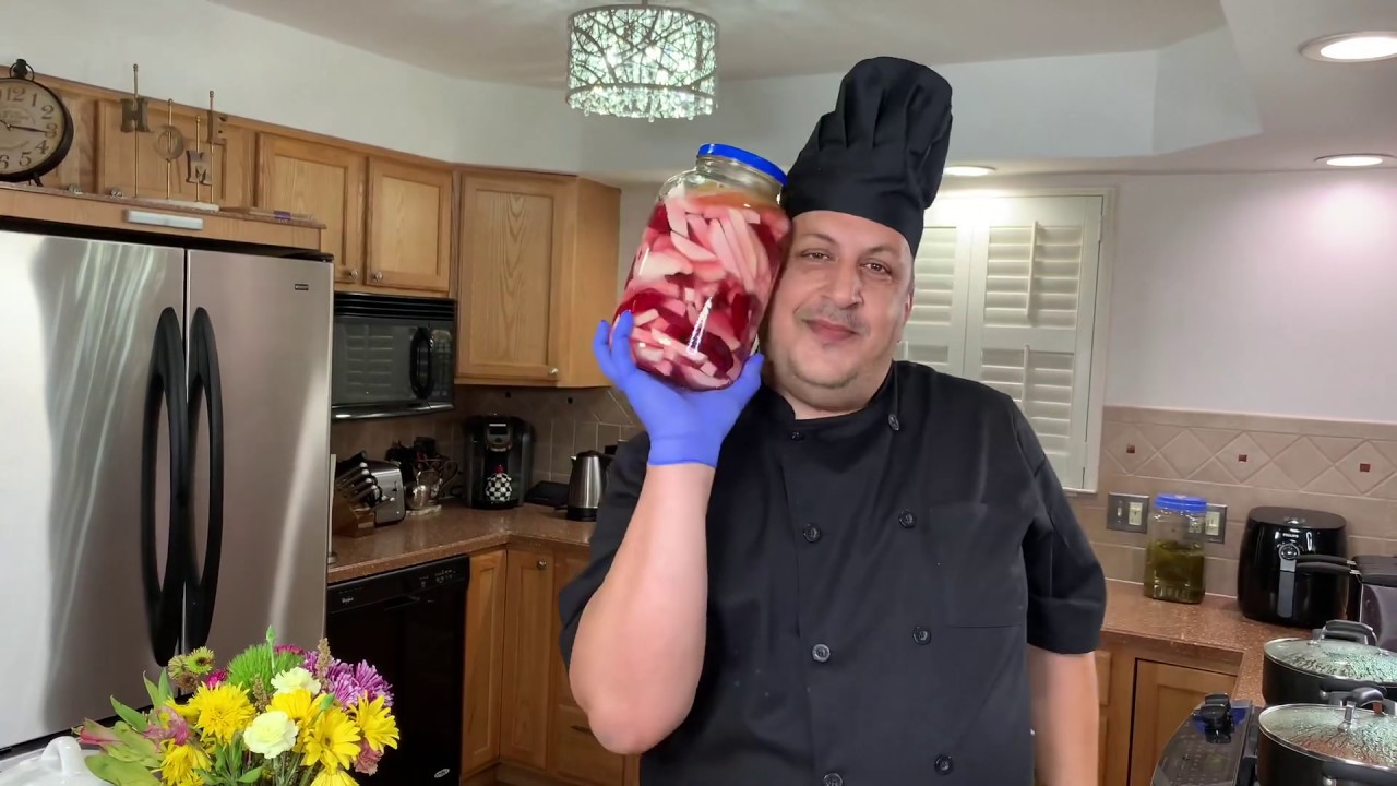 اسرع طريقة لعمل طرشي الشلغم || من ايد استاذ هاني