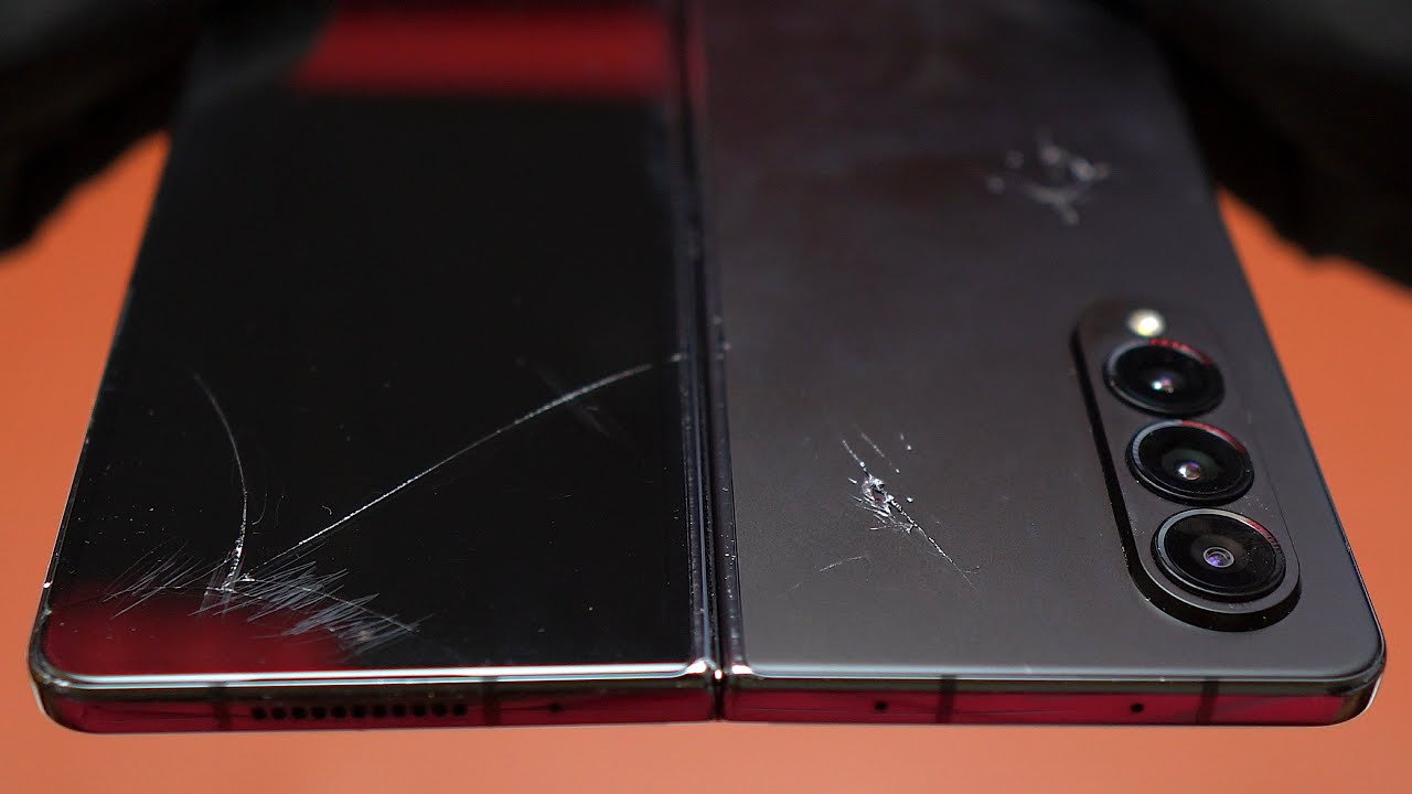 Galaxy Z Fold 4 フレーム付き液晶 液漏れなし Galaxy Z Fold 4 Screen Replacement Repair - YouTube