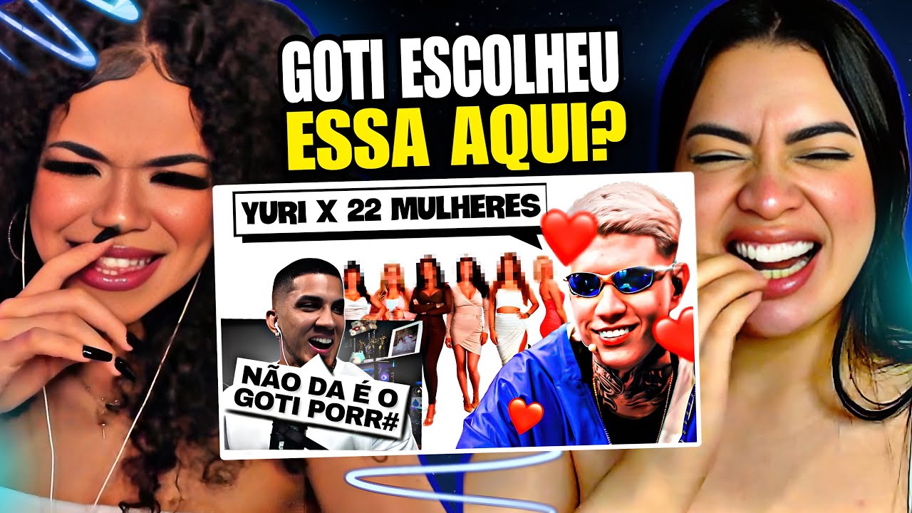 HUDSON AMORIM REAGINDO a YUURI22 vs 22 MULHERES - TENTE NÃO RIR!!! | NAT E VIC MV [REACT]