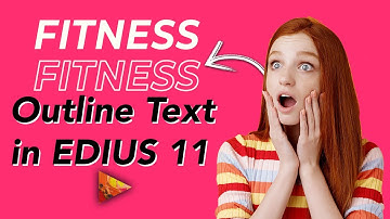 How to Outline Text in EDIUS 11 | Tech Nestology