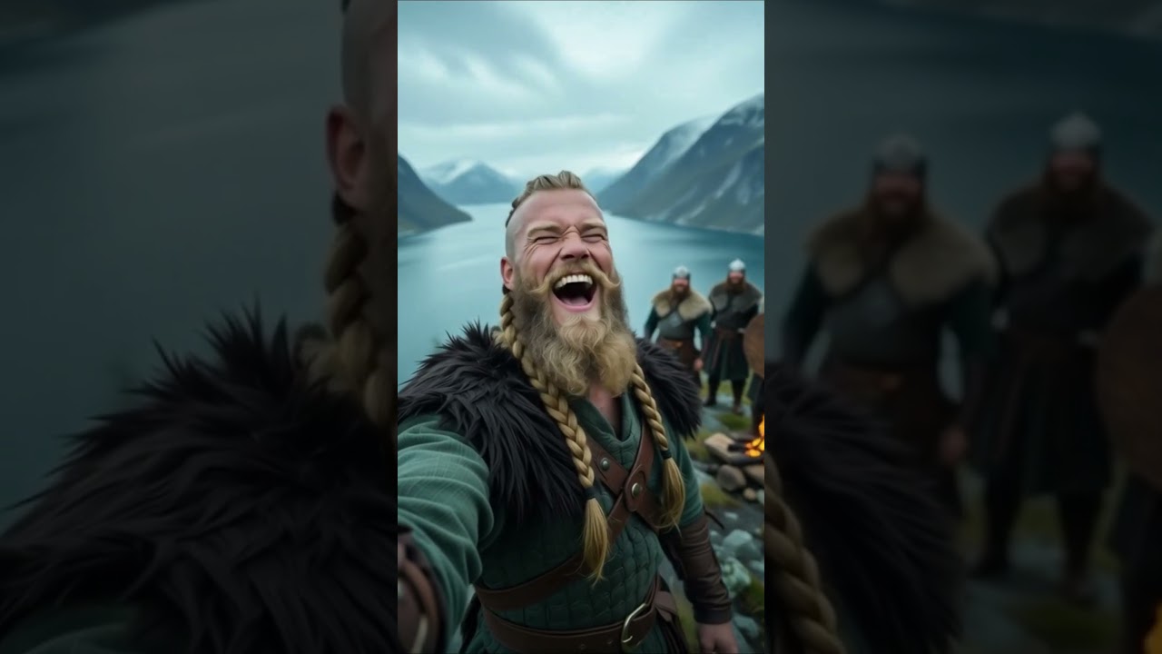 Bear Tells Vikings a Joke AI Short