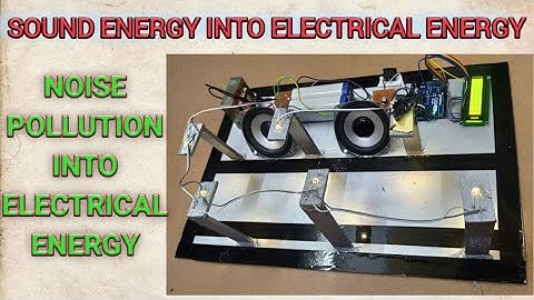 Converting Sound energy into electrical energy and use for street light | speaker generator ARDUINO