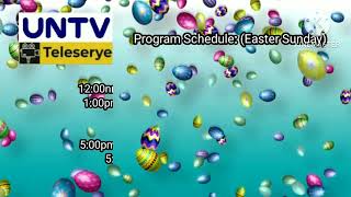 UNTV TeleSerye Easter Sunday 2023: Program Schedule (Easter Sunday)
