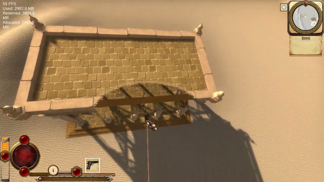 Under a Desert Sun: Seekers of the Cursed Vessel. Tech advancements: