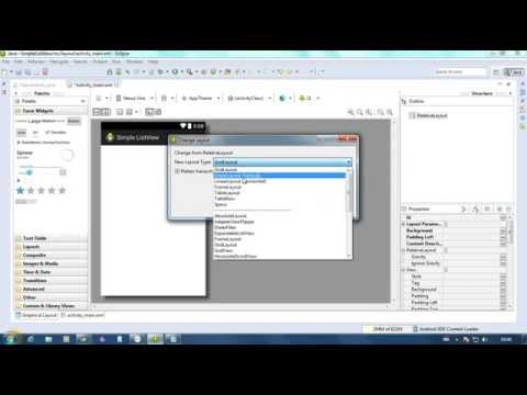 Android Tutorials : Simple ListView with Event Handling
