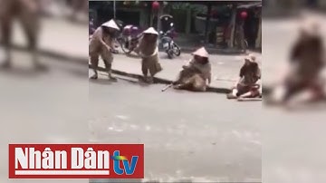 Xử phạt nhóm đối tượng đóng giả người ăn xin tại Hội An