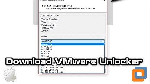Download & Install MacOS Unlocker For Vmware Workstation