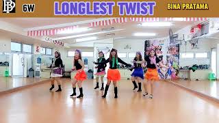 Longlest Twist-Line Dance|Bina Pratama| Chor:Titi Kasese(INA) -May24||Longlest Twist (Short Version)