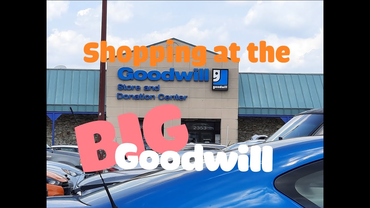 The Big Goodwill Was Crowded Shop Along With Me YouTube