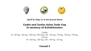 Cadet and Junior Asian Judo Cup in memory of B.Makhmutov||Day2-Tatami3