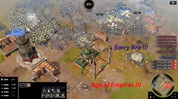 Age of Empires IV -- Gameplay -Sorry Friend i cant help you-Trainer Mod ! Infinite Poputation