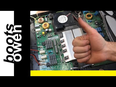 Bosch induction hob: a look inside, musing over how it might work, pretty fancy for a cooker.