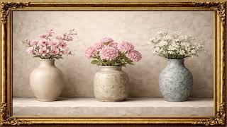 4K Relaxing Floral Still Life Gallery 🌸 Elegant Flower Arrangements for Calm & Cozy Ambience TV Art screenshot 4