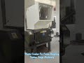 Plastic Crusher For Plastic Frame Recycling