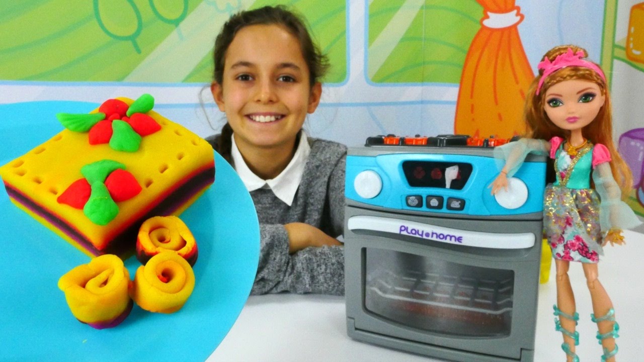 Çilekli pasta yapma oyunu. Hamur oyunları YouTube