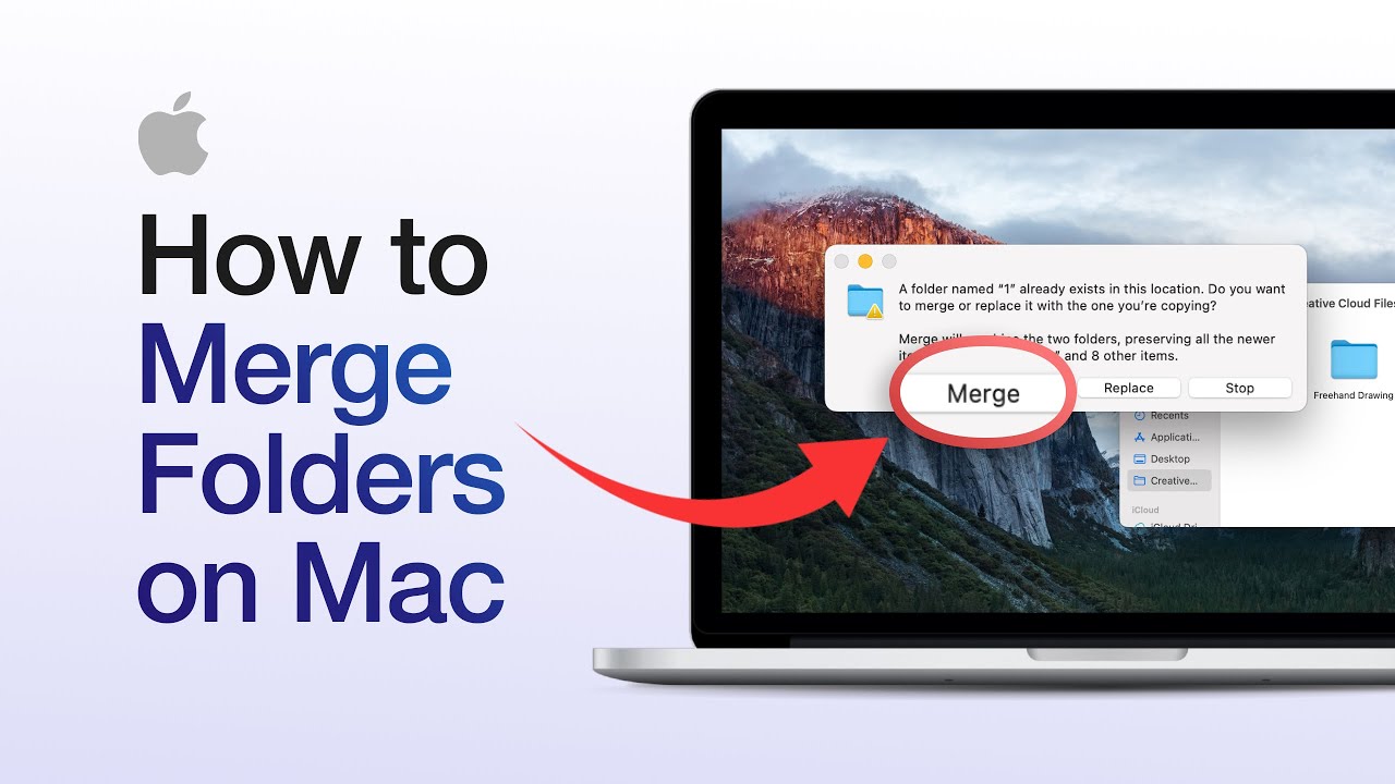 How to Merge Folders on Mac - YouTube
