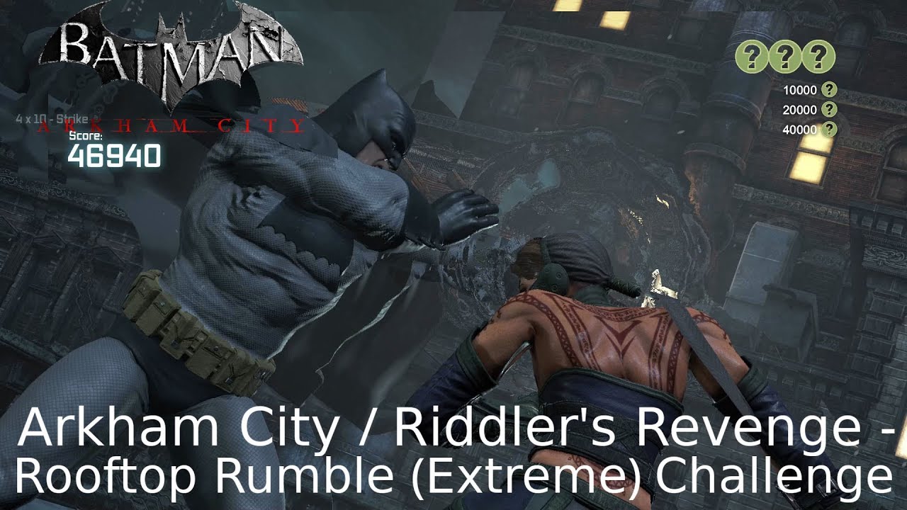 Batman Arkham Collection Arkham City / Riddler's Revenge Rooftop