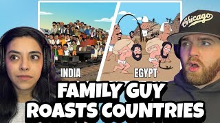 Family Guy Roasting Different Countries First Time Reaction Karen Got Offended?
