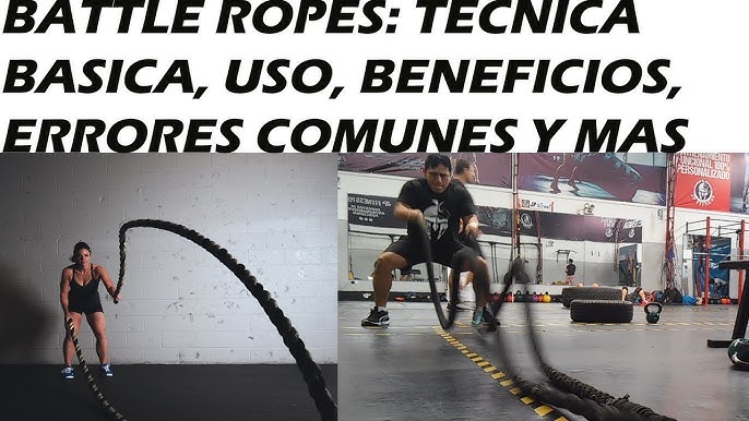 Cuerda Soga Crossfit Athletic 9MT X3.8 Entrenamiento Funcional • El Bunkker