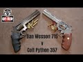 Dan Wesson 715 v Colt Python 357 Magnum shootout