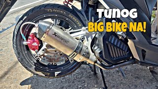 AKRAPOVIC PIPE Installed on my Honda Click Game Changer | ECU RESET | ELBOW PIPE