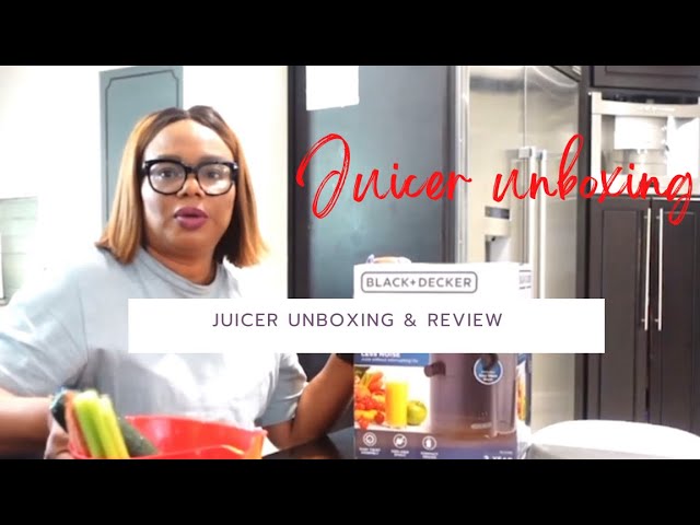 Black & Decker CJ625 CITRUS JUICER - UNBOXING And DEMONSTRATION 