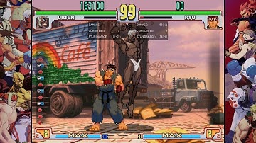 3rd Strike Urien 100% combo on shotos