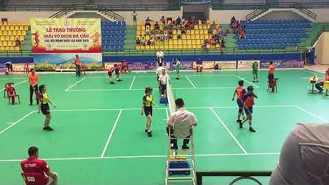 Đá cầu- Shuttlecock kicking :Chung kết: Đôi nữ: ĐT sv Tp HCM s2