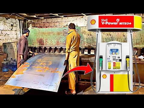 How Professional Fabricators make Gasoline Pump machine | How to make Fuel Dispenser and how it