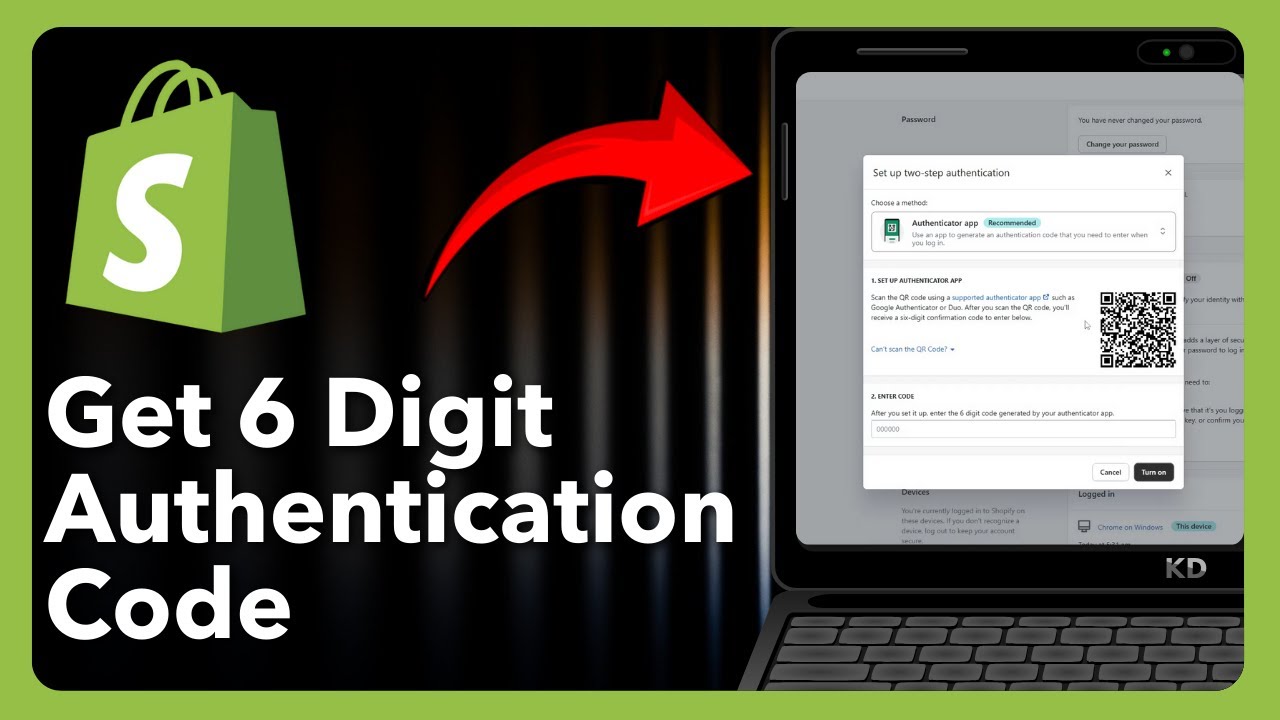 How To Get 6 Digit Authentication Code On Shopify - Quick Tutorial ...