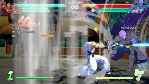76% Solo Yamcha Spark Corner Loop Combo | DBFZ Mix Up / Combo Bank