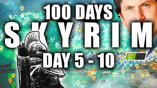 I MUST EXPLOIT SKYRIM 100 DAYS! - Perfectly Balanced Hardcore Skyrim Challenge #live