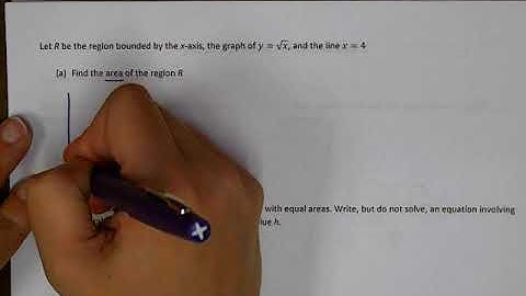 AP Calculus AB Volumes AP Questions Video 2018 2019