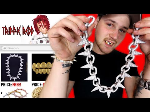 I Bought The Cheapest Trippie Redd Rapper Chains And Merch Is