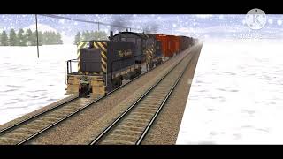 Runaway Train (1985) Caboose Crash (Trainz Driver 2 Remake)