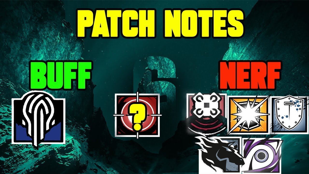 rainbow six siege patch notes