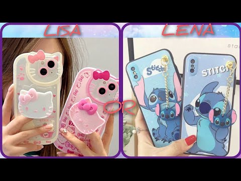 Lisa or Lena 💓 Hello kitty vs Stitch💕 Cute Things 💓which one do you choose