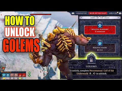 How to Unlock Golem Minion in Diablo 4 - Call of the Underworld Full Quest Walkthrough