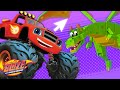 Blaze Rescues a Dragon From a Video Game! | Science Games For Kids | Blaze and the Monster Machines