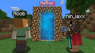 J'ai troll un Noob avec l'Aether sur Minecraft..