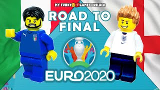 Road to Final Euro 2020 - Italy vs England in Lego Football • Italia inghilterra