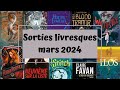 Sorties livresques mars 2024