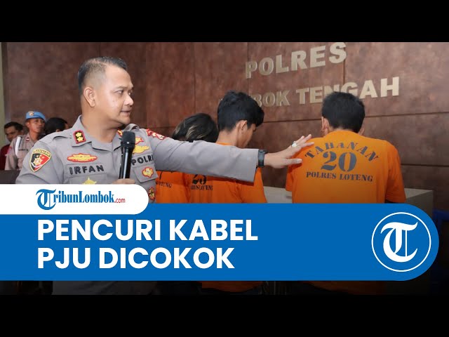 Polres Lombok Tengah Tangkap 6 Pelaku Pencurian Kabel PJU Jalan Bypass BIL Mandalika class=