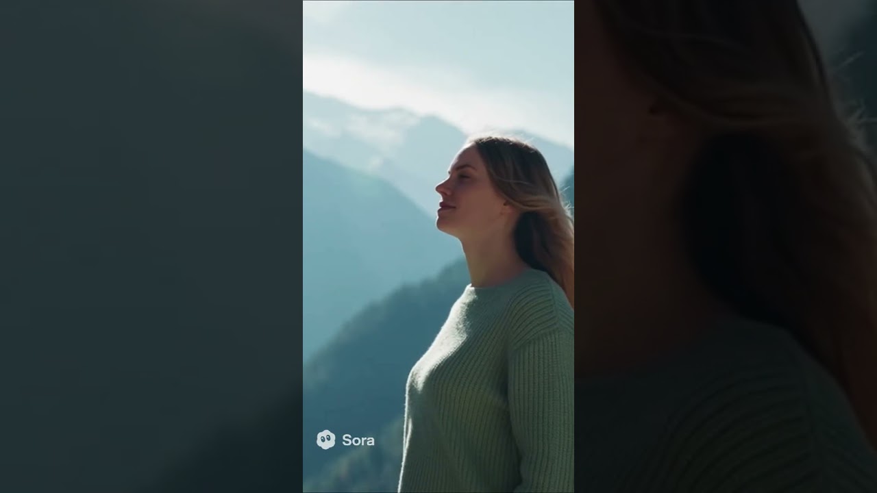 Serene Swiss Alps Escape | Alpine Views & Quiet Mountain Moments - Sora 2  