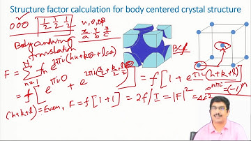 Lecture 53 : Intensity of diffracted beam (Continued) #swayamprabha #CH35SP