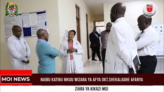 Ziara Ya Naibu Katibu Mkuu Wizara Ya Afya Moi